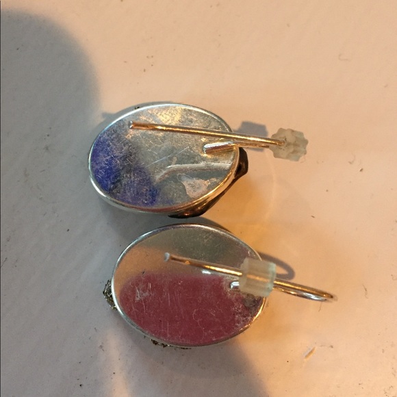 Gorgeous Sliver Geode Earrings - Picture 6 of 7